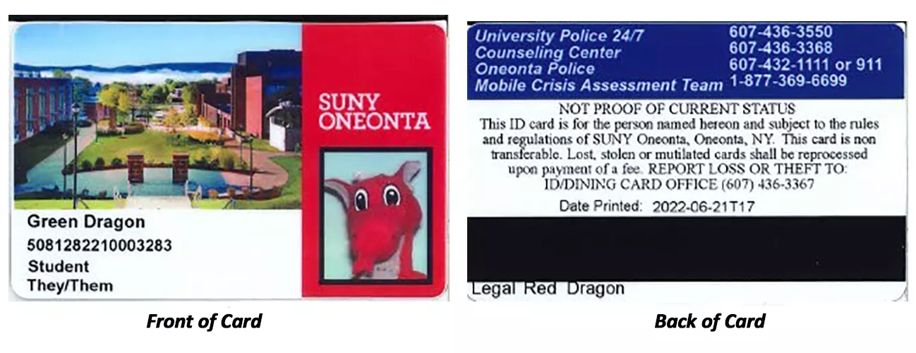 Lost Id Card Counseling